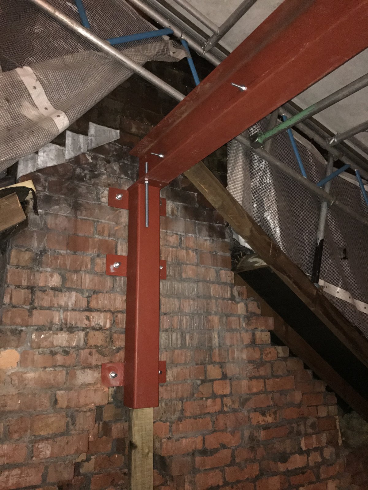 Loft conversion ridge beam support help DIYnot Forums