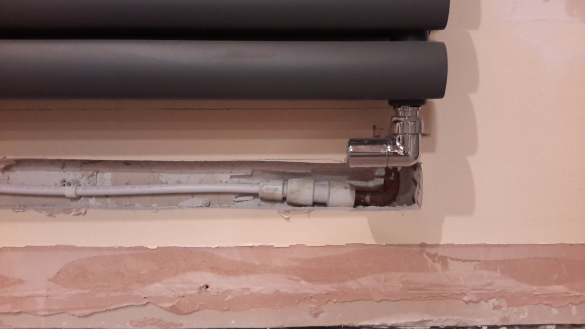 burying push fit radiator connections DIYnot Forums