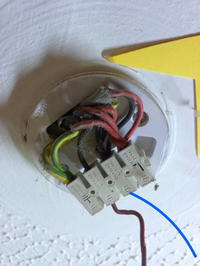 Changing conventional ceiling rose to halogens - but too ... light circuit wiring diagram uk 