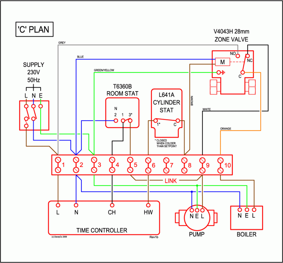 Central Heating Y Plan Wiring Diagram - 5
