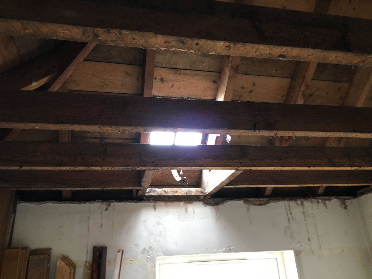 Removing horizontal beams DIYnot Forums