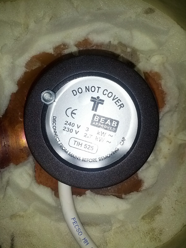 Correct immersion heater size for 1050x450 cylinder? DIYnot Forums
