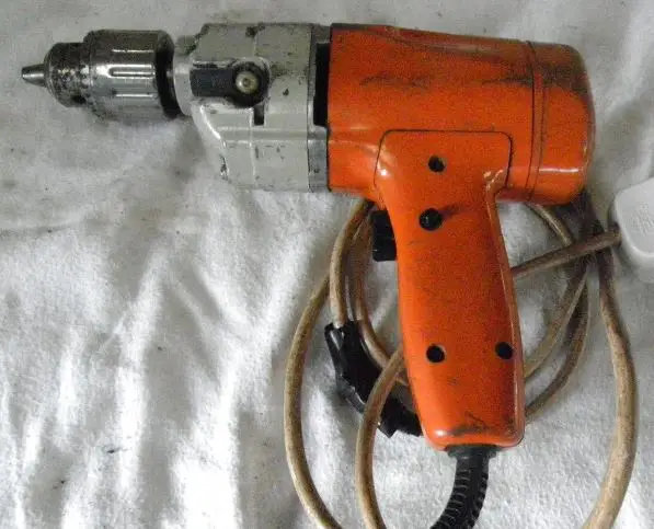 1970s Black and Decker Drill Orange Fully Functional D500N/ 300W
