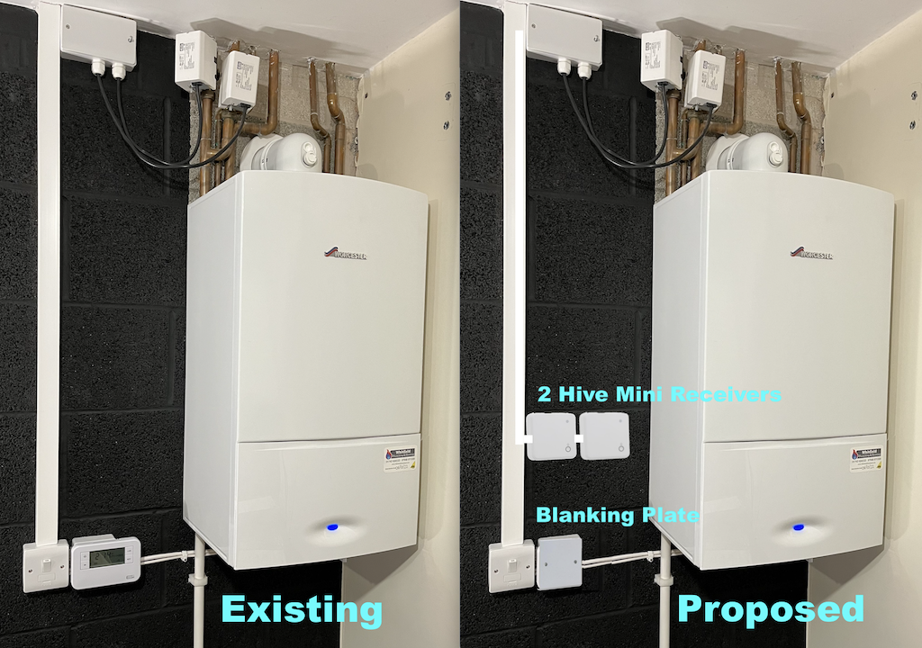 Dual Heating Zones Hive Mini Install DIYnot Forums