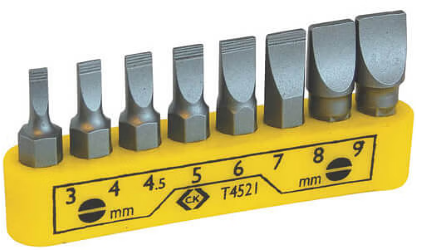 CK Slotted Screwdriver Bit Set.png