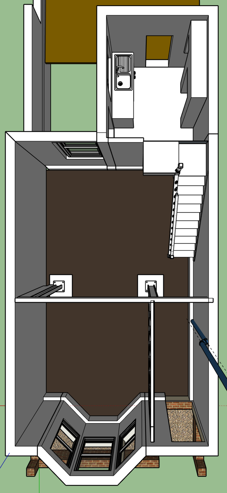 Current Downstairs with Proposed Soil Stack.png