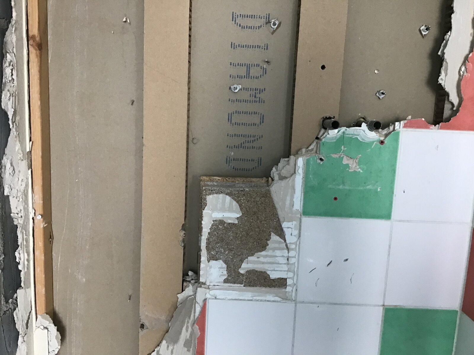 Cavity wall replacing plasterboard before tiling DIYnot Forums