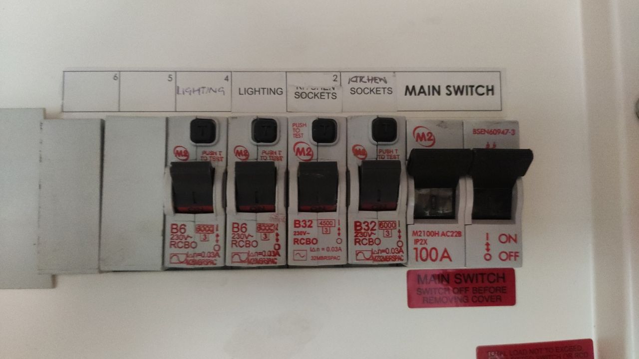 Fuse Board ready for 32a Cooker? DIYnot Forums