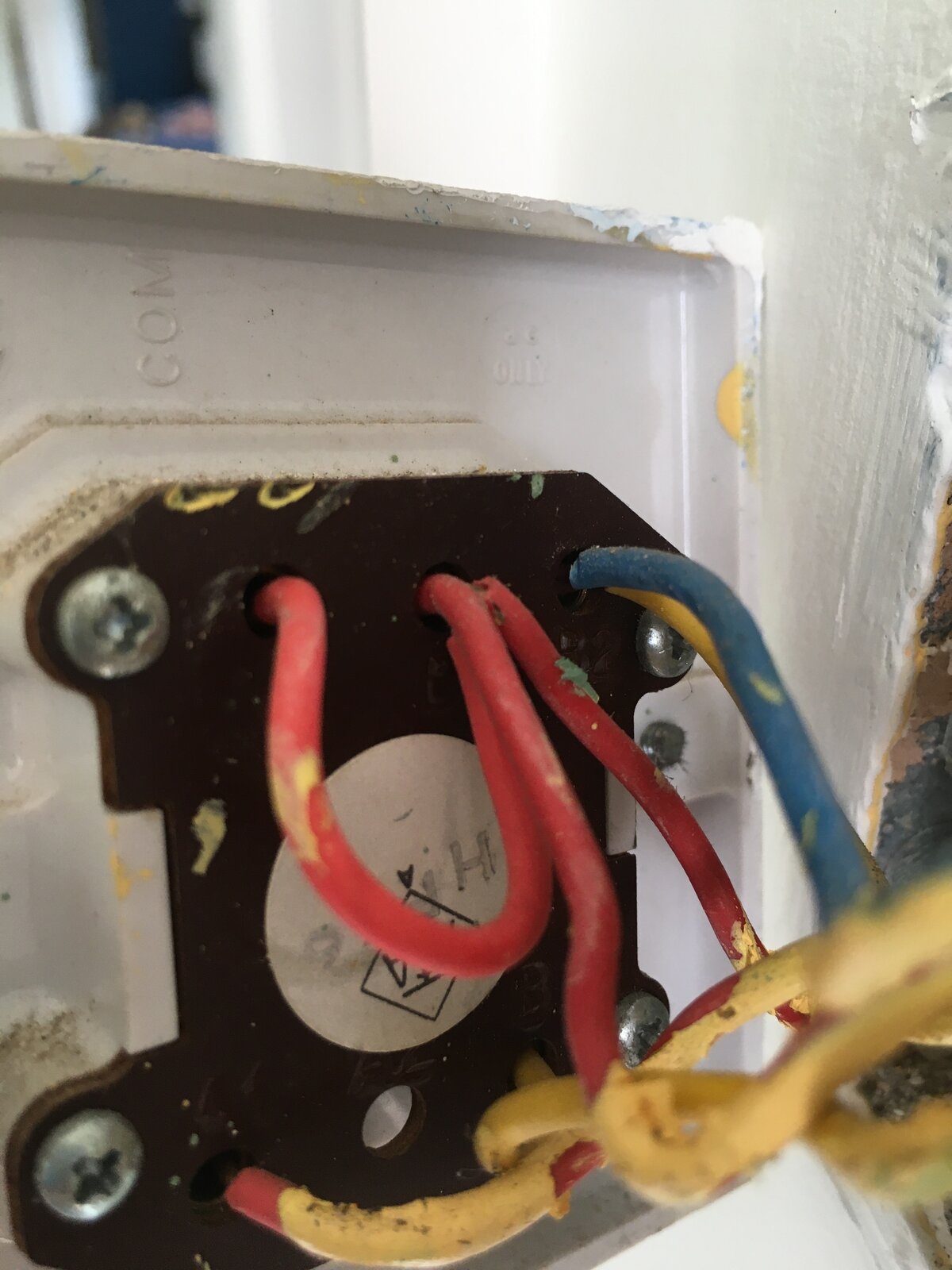 Old double switch wiring help | DIYnot Forums