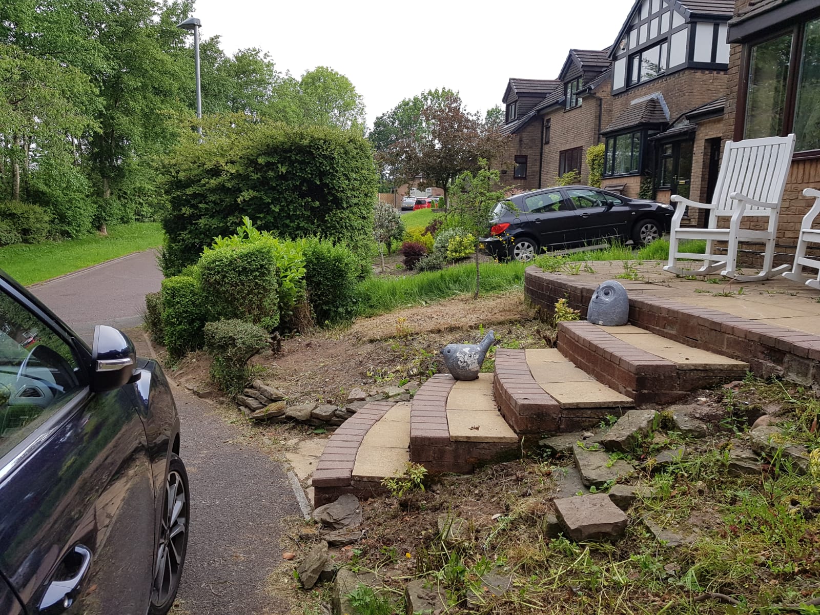 What are your thoughts? Would this raised patio/decking require