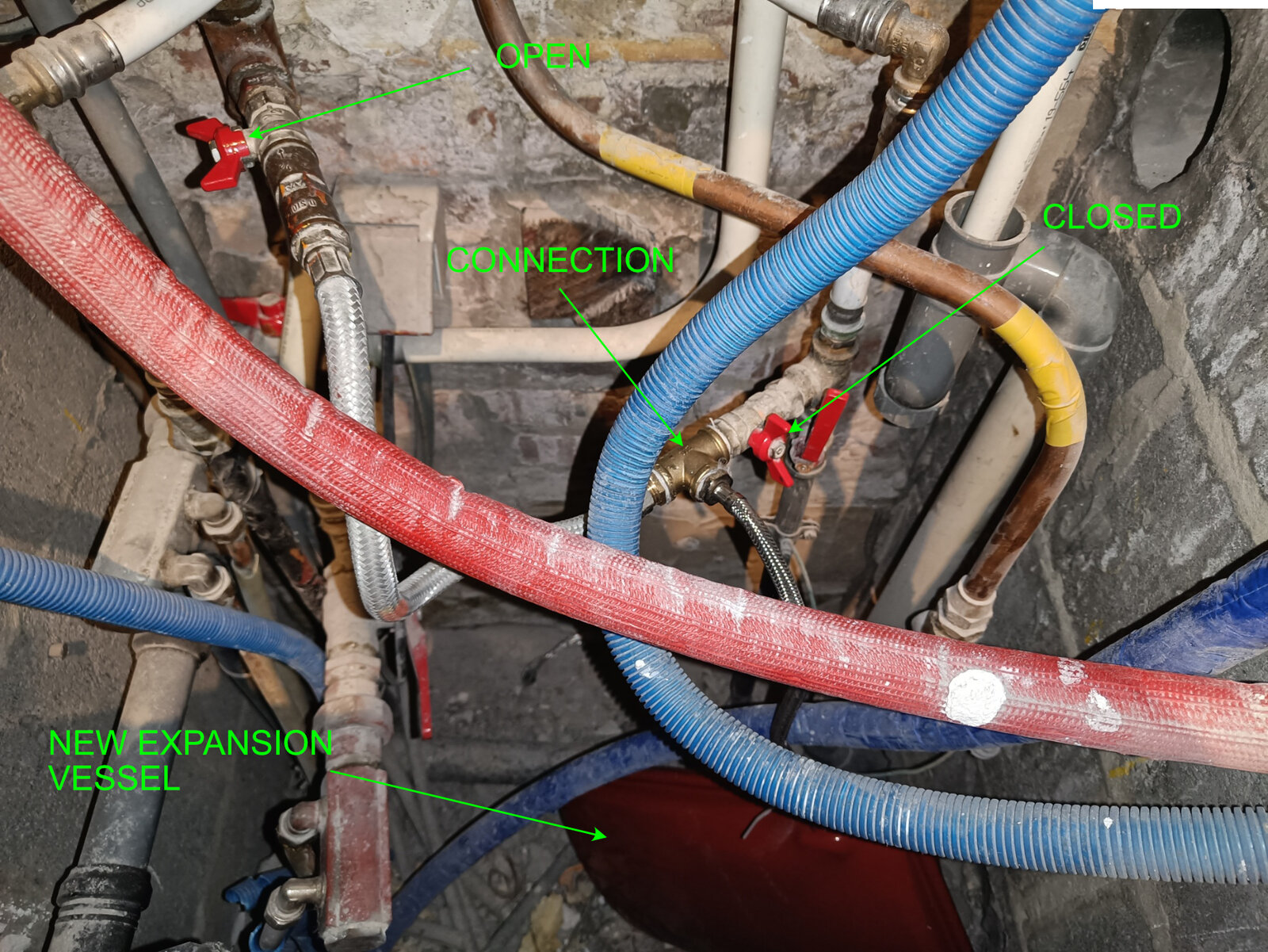 Combi boiler pressure still going up after adding new expansion vessel