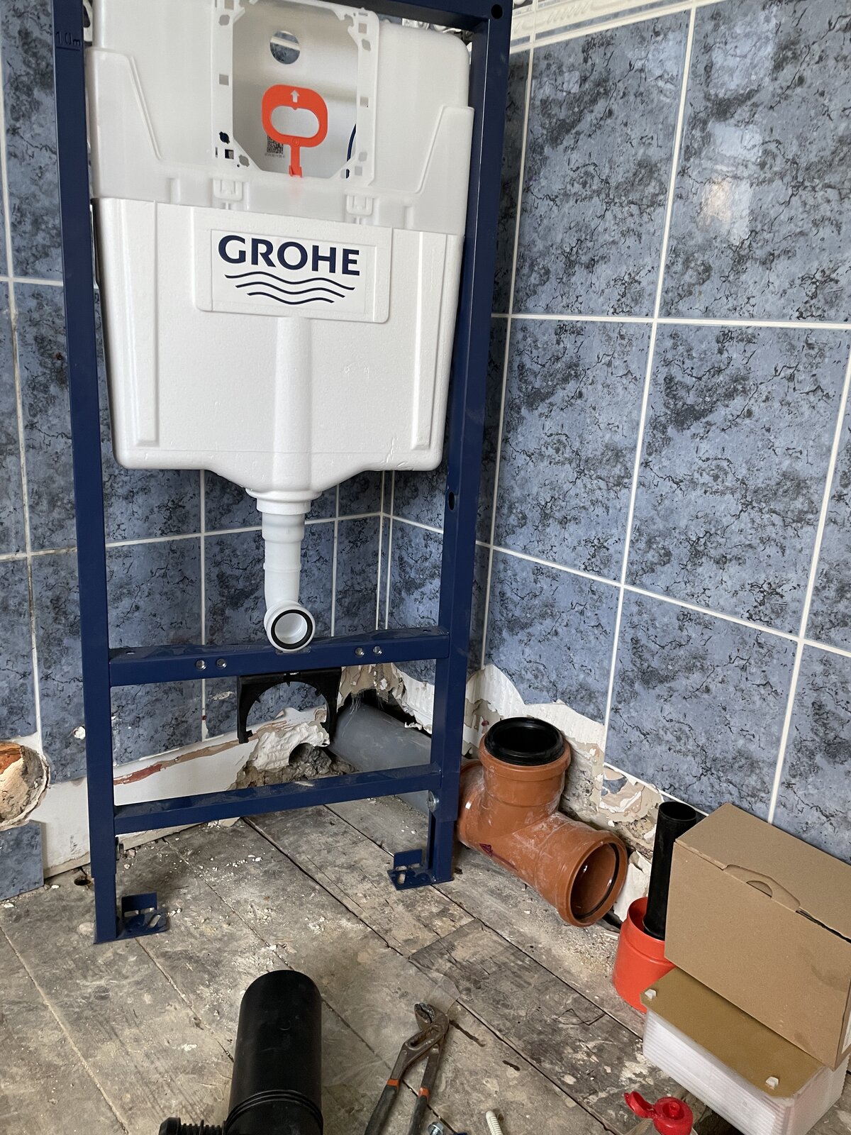 Grohe toilet frame installation DIYnot Forums