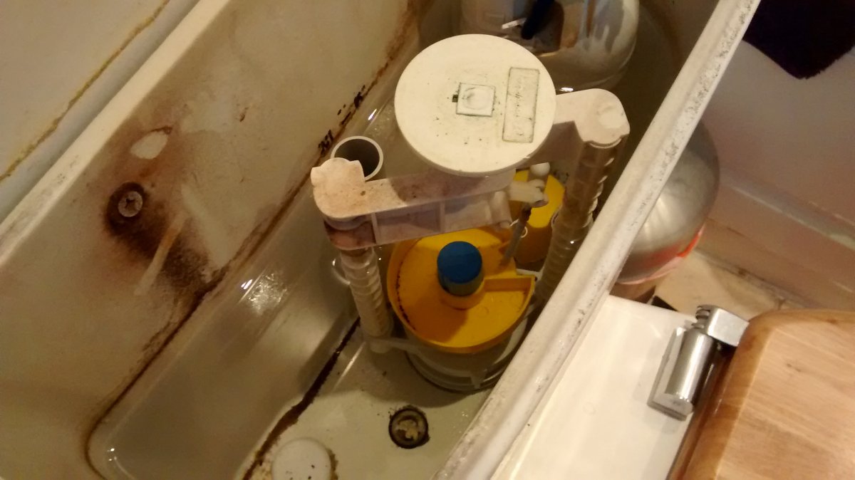 Water running into toilet bowl DIYnot Forums