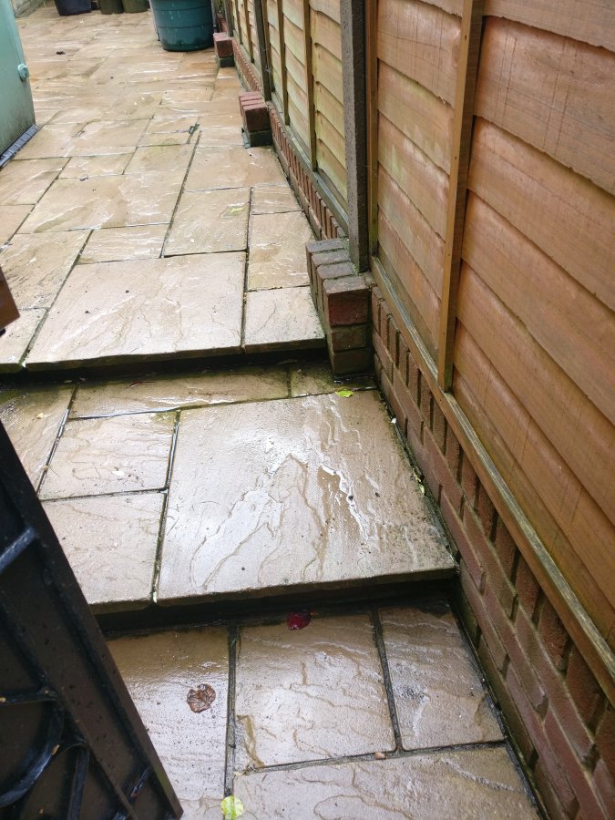 Patio slope issues DIYnot Forums