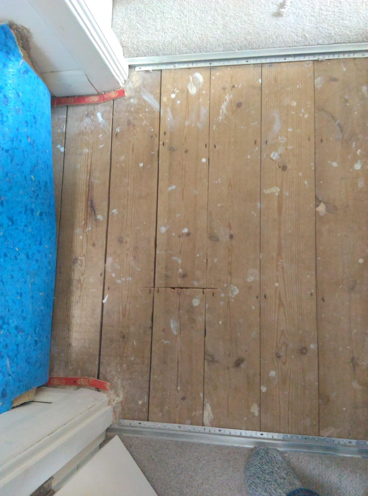 How to fix squeaky floorboard cut to the side of joist? DIYnot Forums