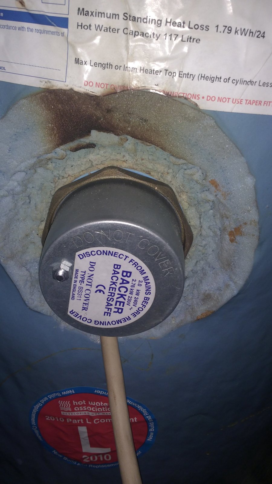 Economy 7 cylinder top immersion heater not functioning DIYnot Forums
