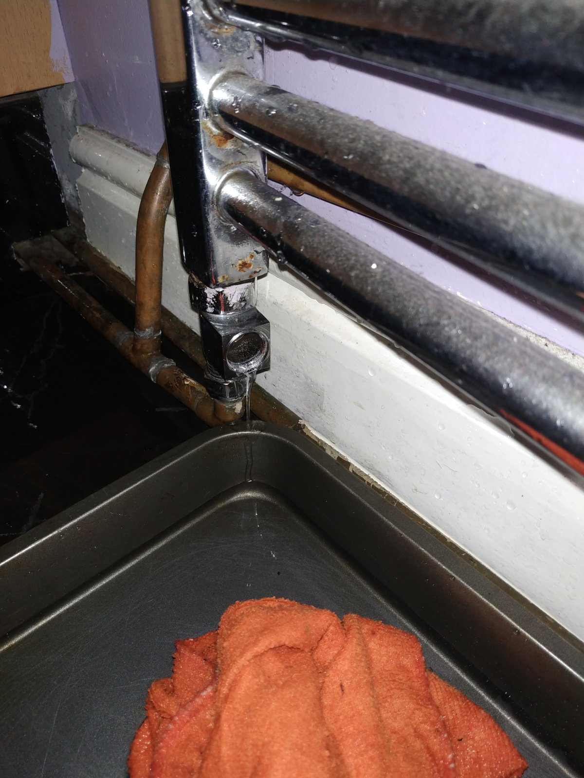 Leaking towel radiator valve DIYnot Forums