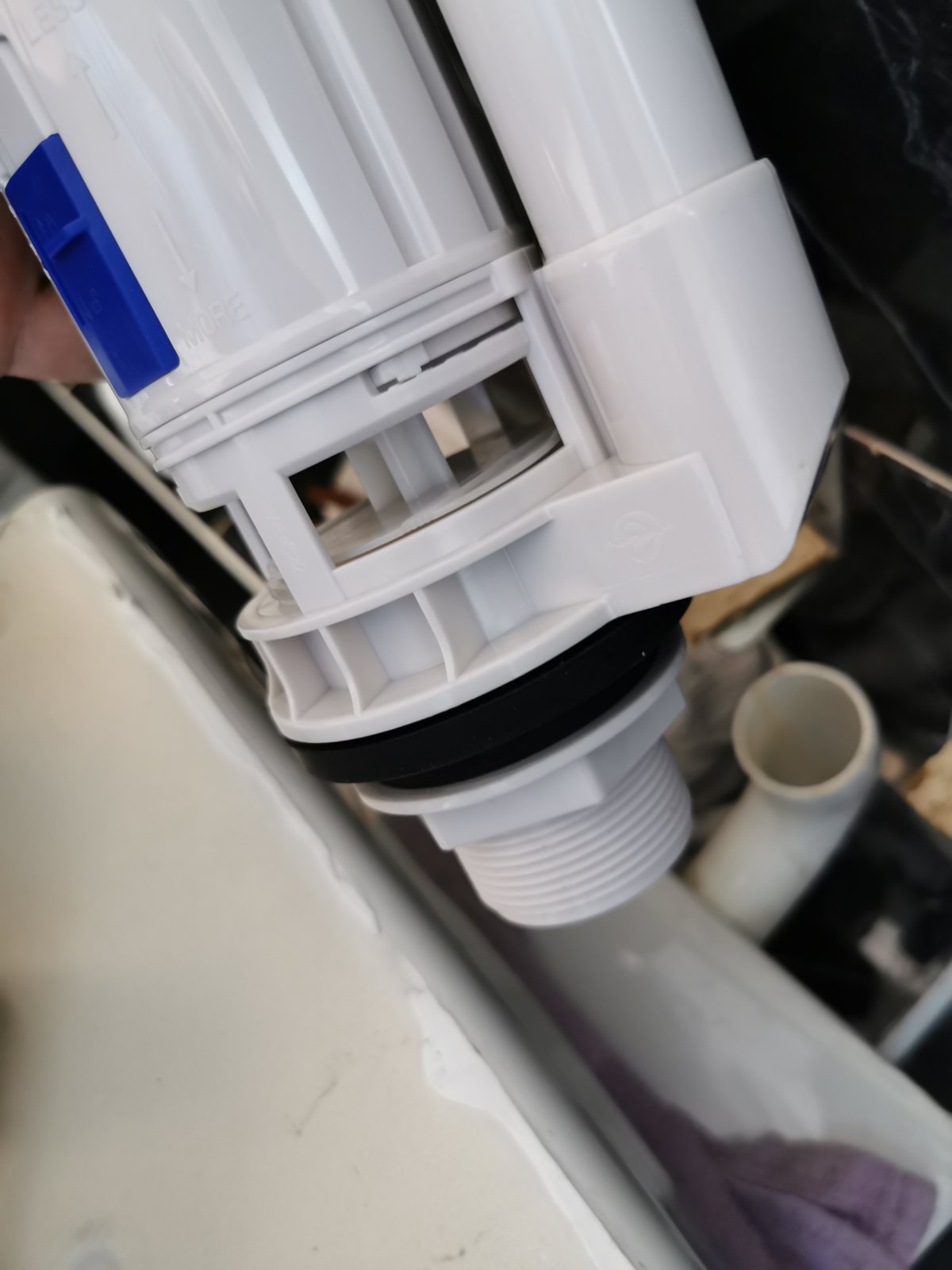 Stuck replacing toilet flush valve help please! DIYnot Forums