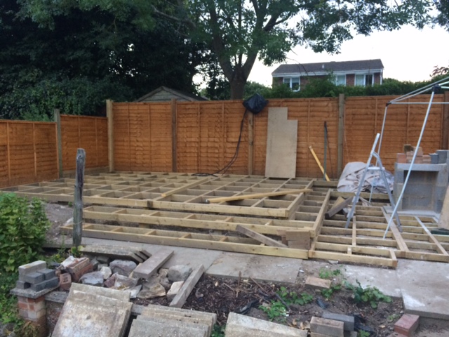 outdoor living area/shed/bar...who knows...drainage advice