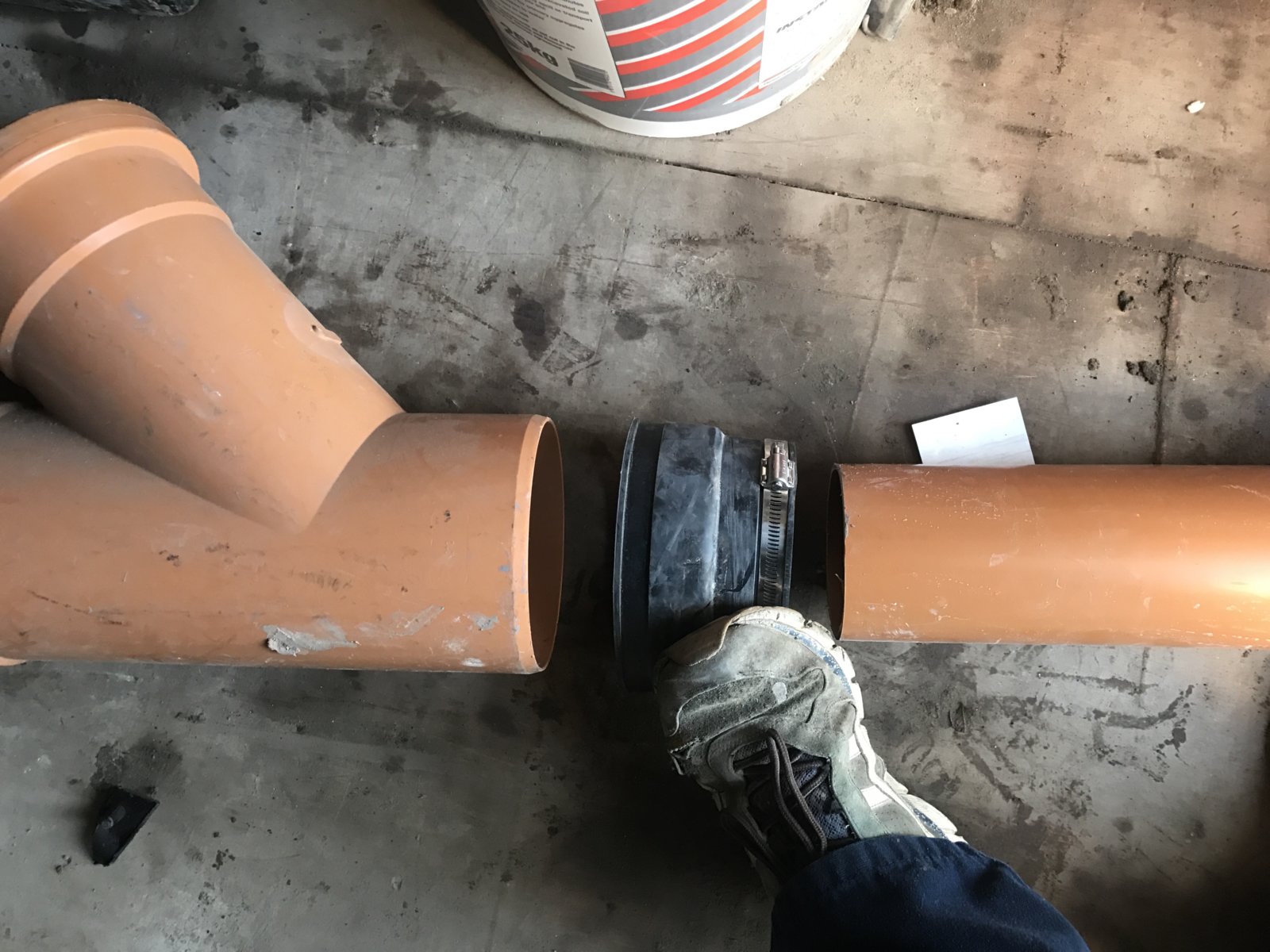 How to connect to 6" old clay collar? SOLVED DIYnot Forums