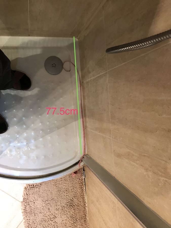 How do you measure a curved shower door replacement? DIYnot Forums