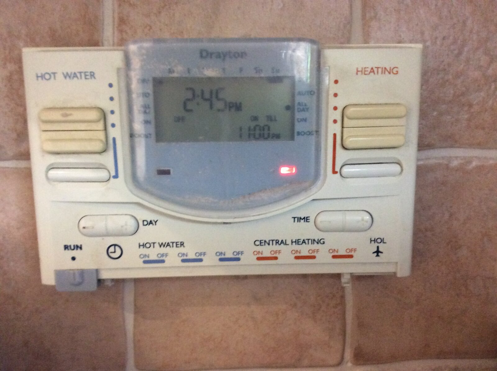 Instructions needed for this Drayton central heating programmer please