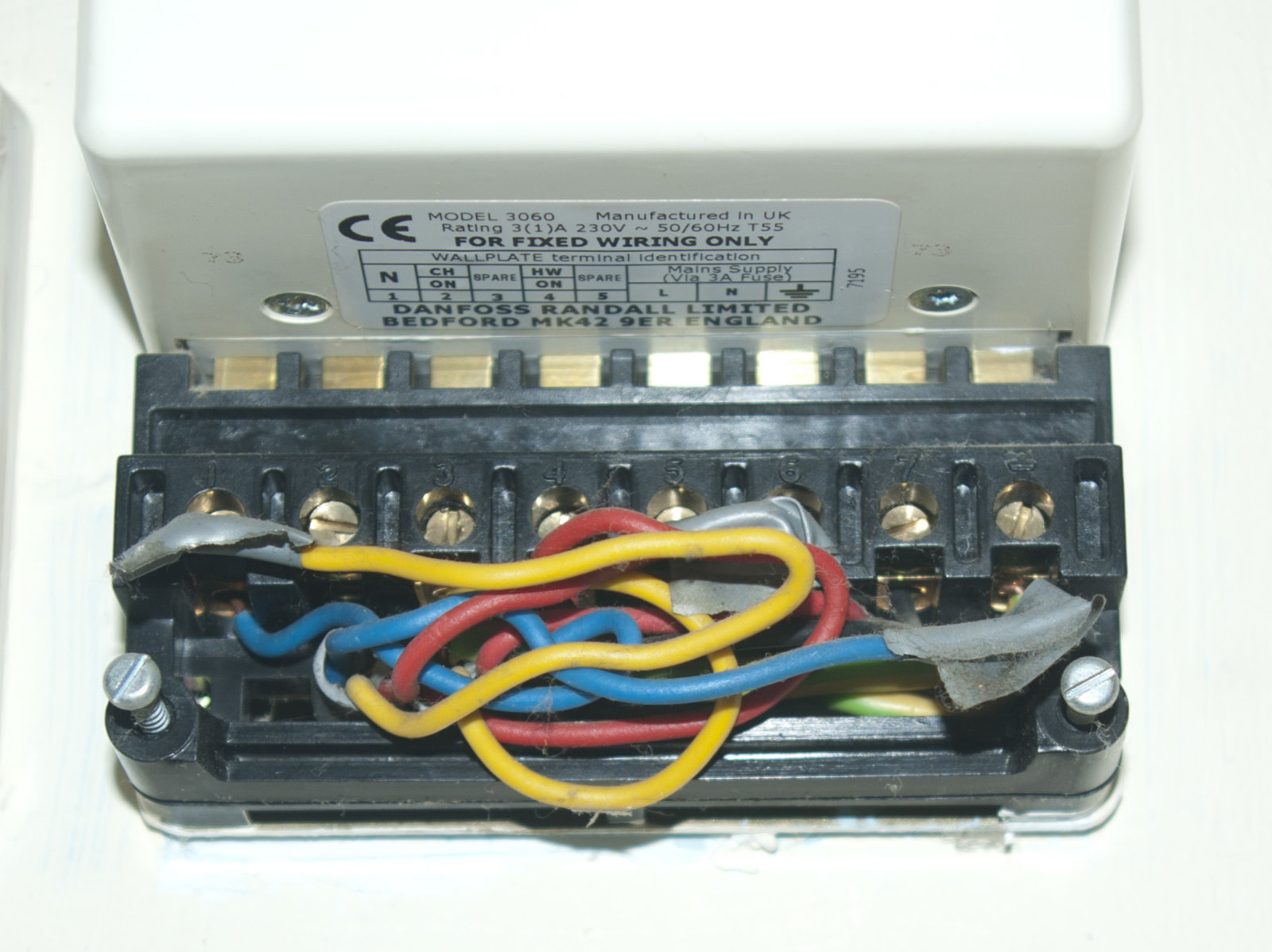 Randall 3060 thermostat help | DIYnot Forums