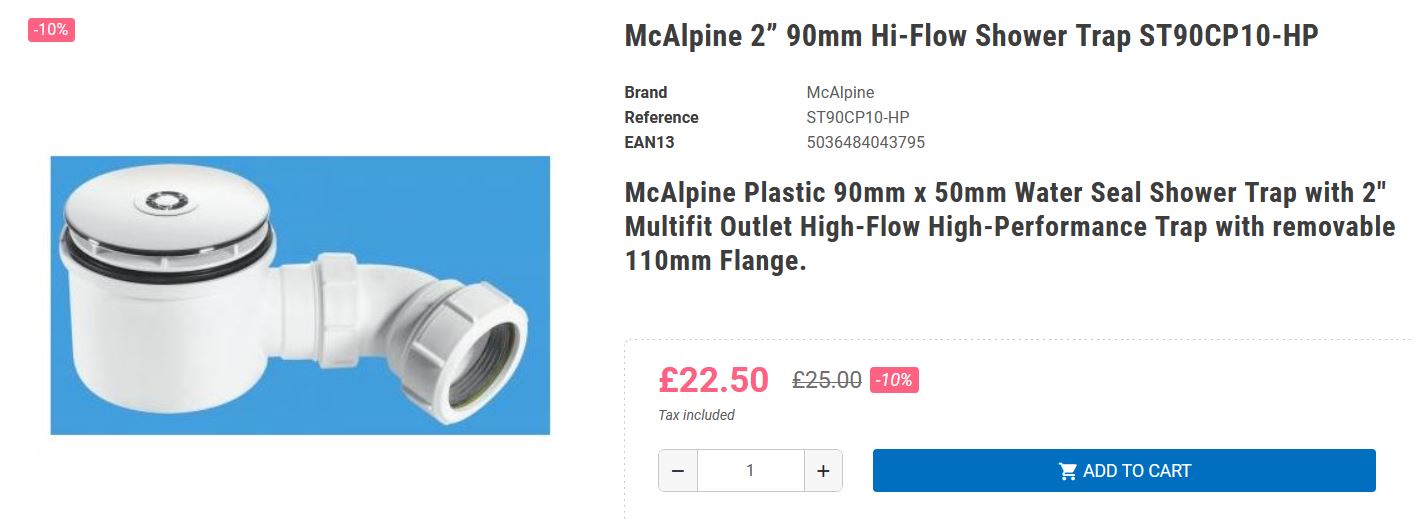 Shower trap DIYnot Forums