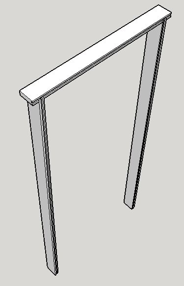 Plain Door Lining with Grooves 001 01.JPG