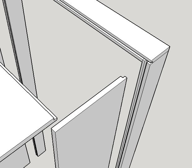 Plain Door Lining with Grooves 001 04.JPG