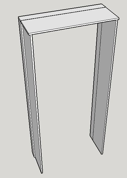 Plain Door Lining with Grooves 001 06.JPG