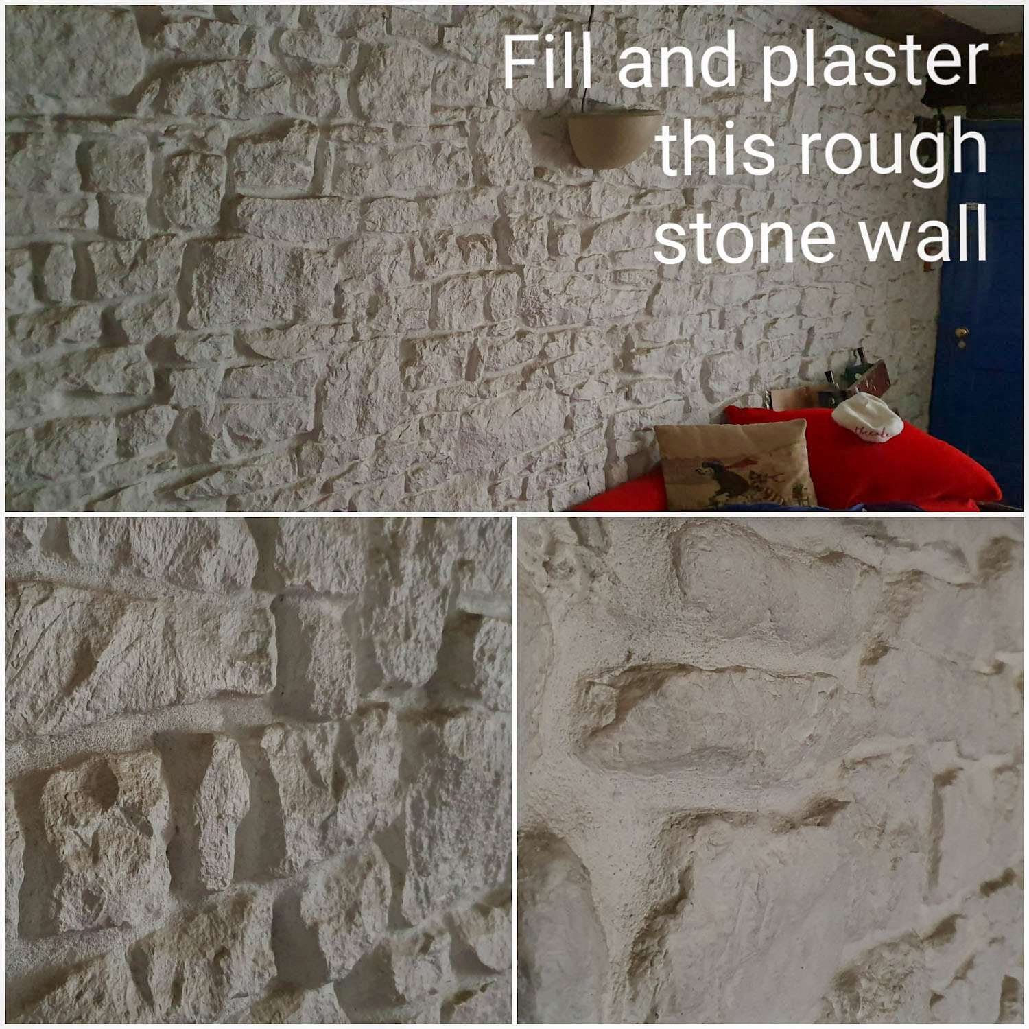 Which filler/plaster to finish a rough stone wall? DIYnot Forums