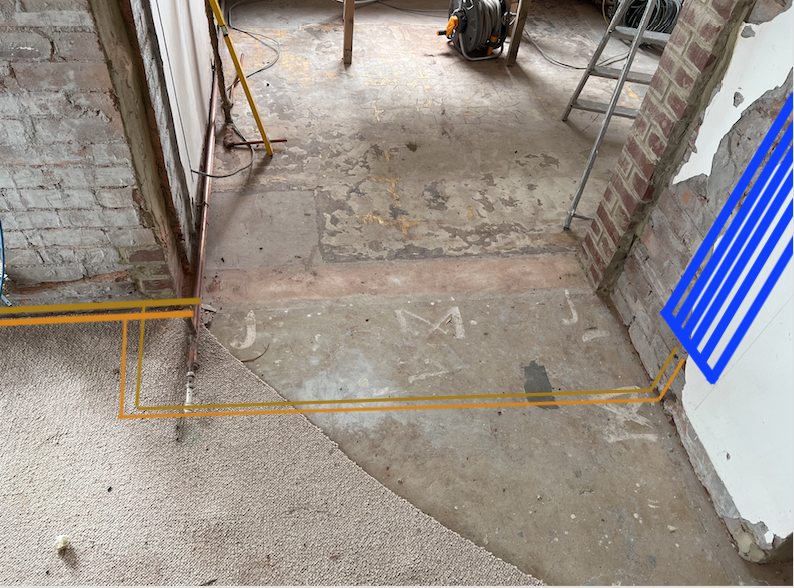 Central heating pipes in concrete floor, best practice? DIYnot Forums