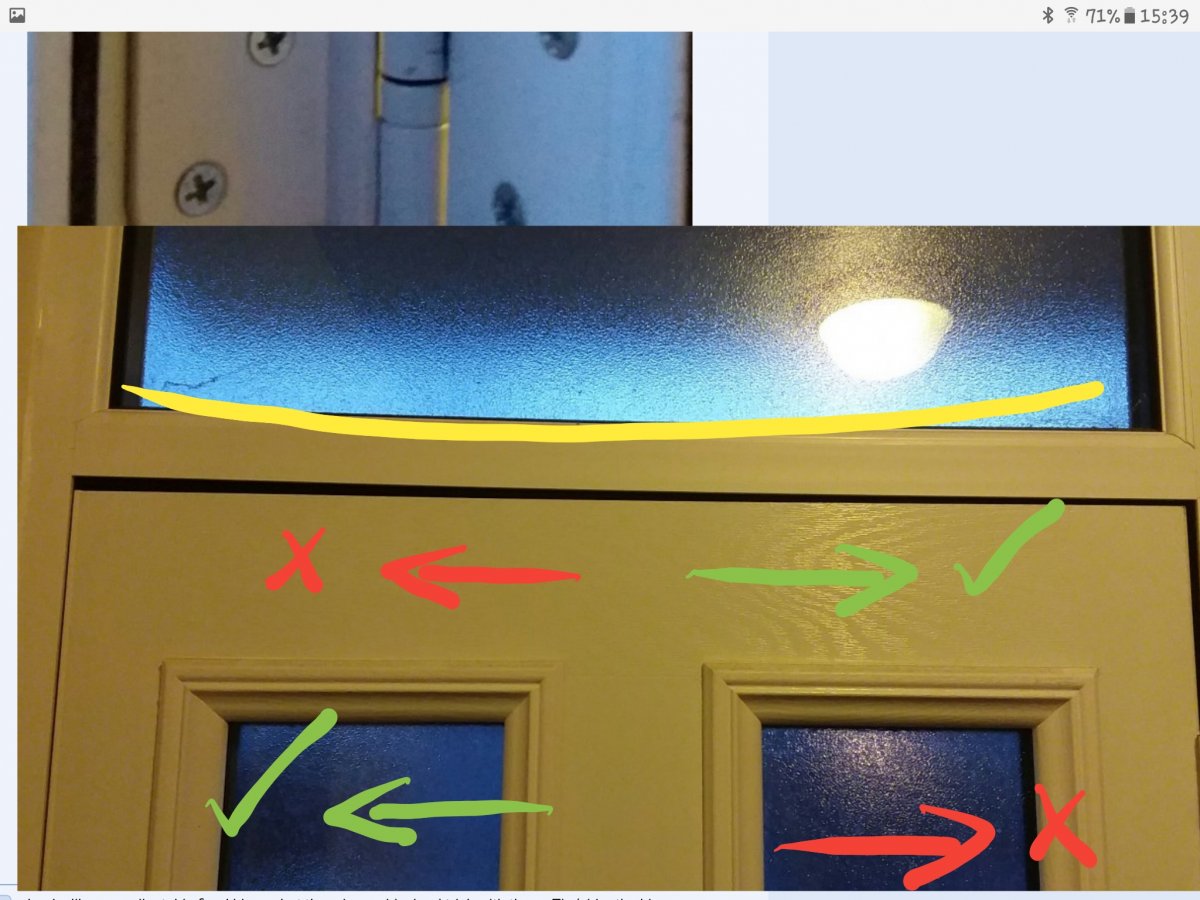 Composite door hinge adjustment DIYnot Forums