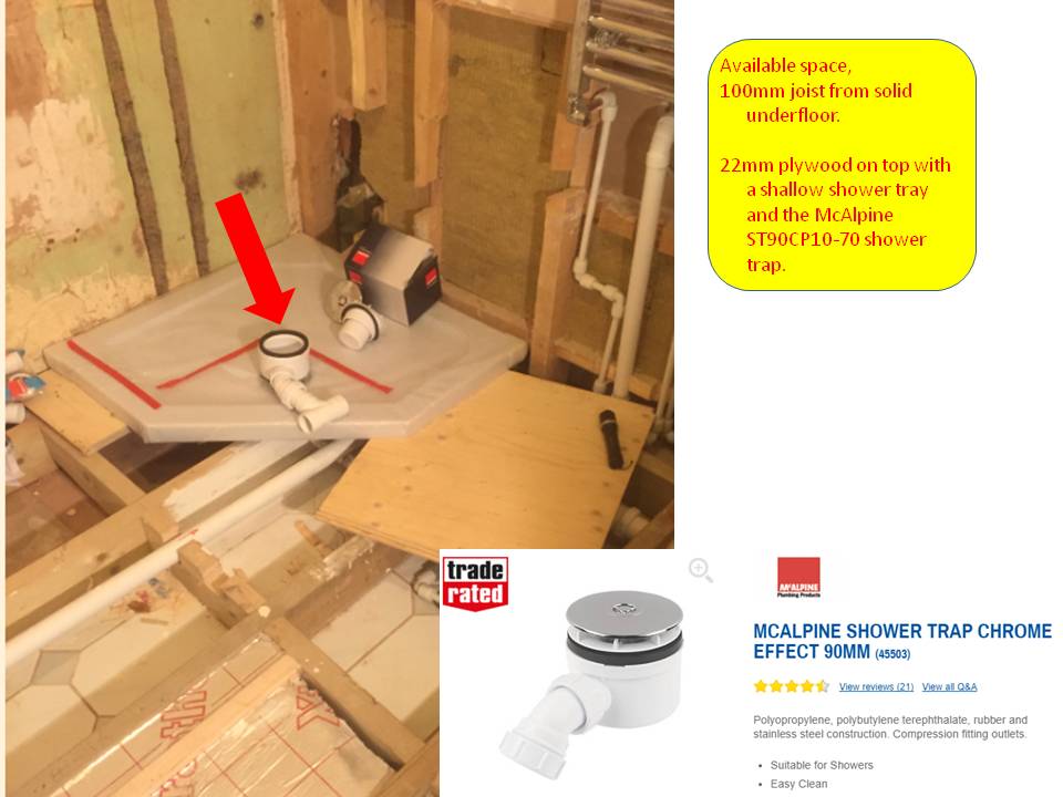 Shower Tray Waste Routing DIYnot Forums