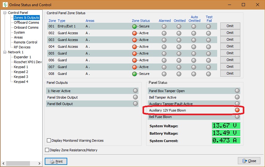 Premier Elite 24 Poly Power Output Fault AUX 12v DIYnot Forums