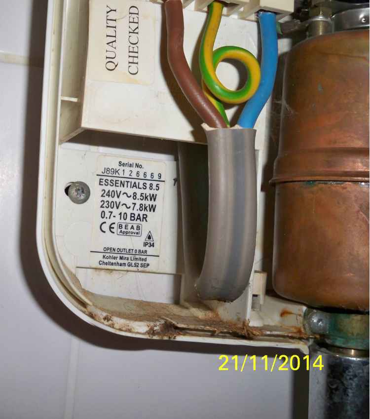 Can I put a shower RCD switch here? Page 2 DIYnot Forums