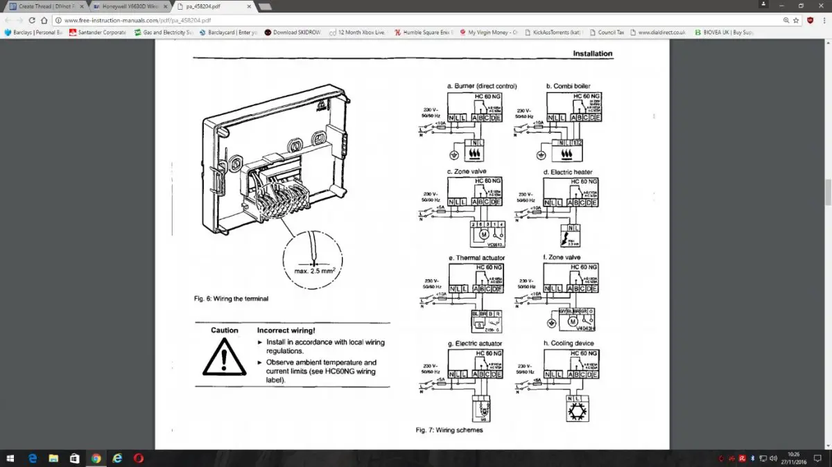 Honeywell Rth9585Wf Wiring Diagram For Your Needs