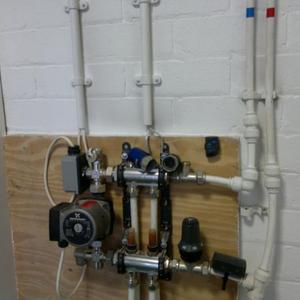 Underfloor heating job