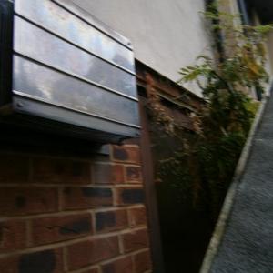 boiler flue siting /garden shed