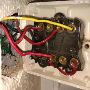 3 Gang 2 Way Switching ('70's)