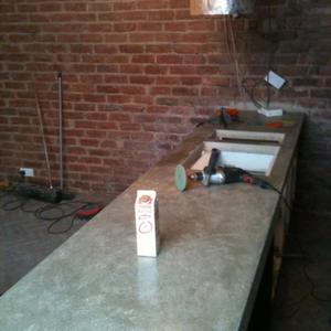 concrete worktop