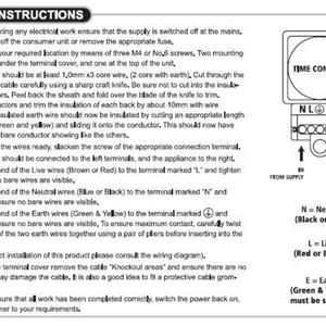 Immersion heater timer switch