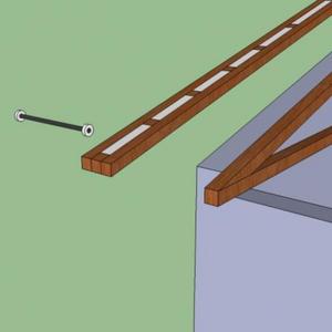 Extending over gable