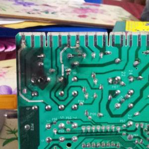 burnt tracks -hotpoint wm56 timer control pcb