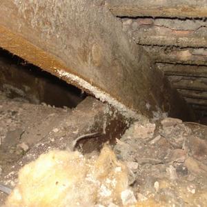 sloped ceiling damp problem