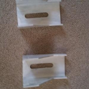 Holes for radiator brakets