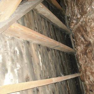 Damp to sarking boards