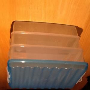 Plastic storage boxes