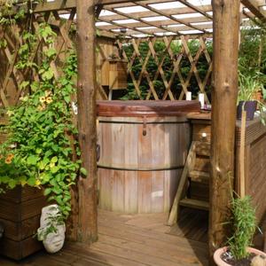 Pergola,hot tub decking and slabs